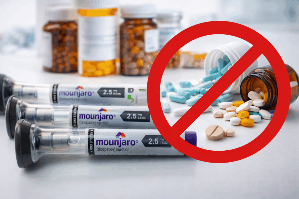 Medicines You Can Not Take with Mounjaro