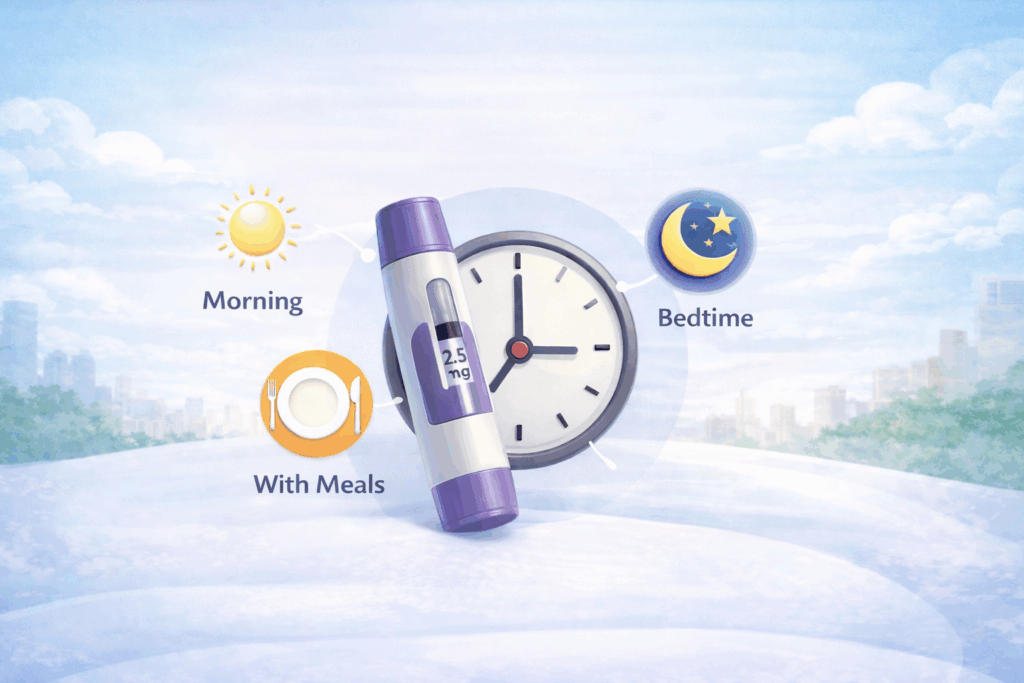 Best time to take Mounjaro