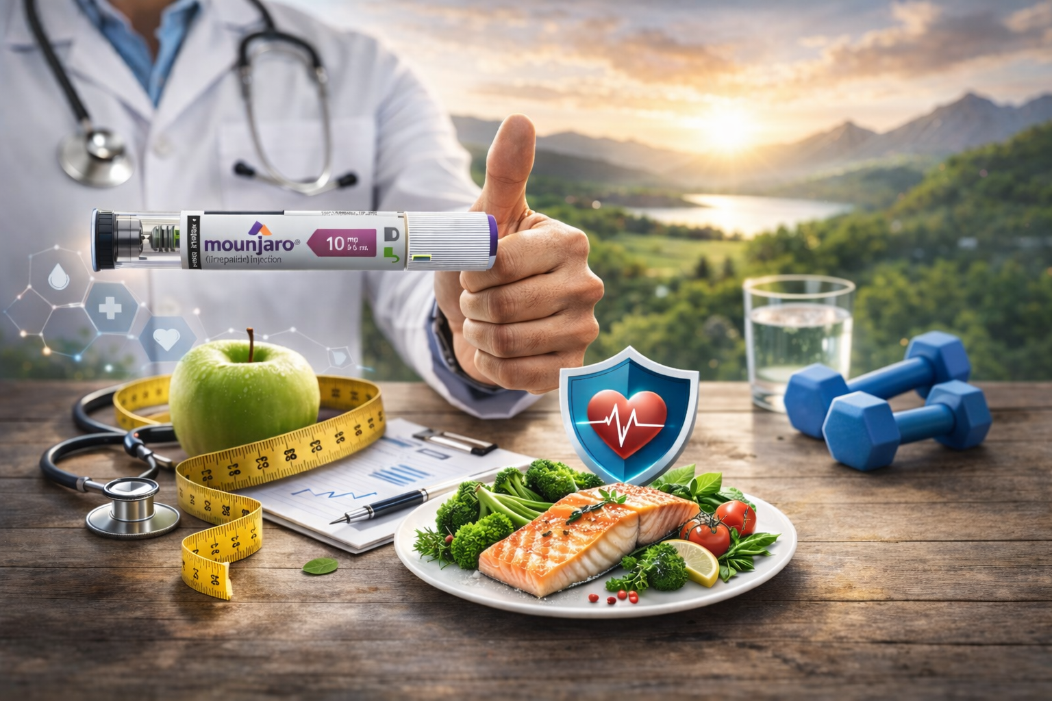 Mounjaro Benefits on the image